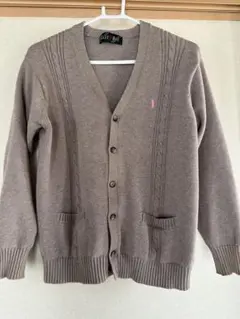 EAST BOY ベージュ カーディガン