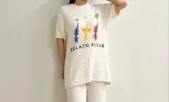 【新品】ジェラートピケ　PIKMINピクミン　スムーズィーリブプルオーバー