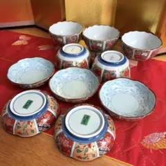 827乾山精製 赤絵蓋茶碗10点 共箱 送料込み 260829 - メルカリ