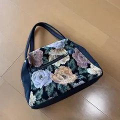 ホットマン　ハンドバッグ　花柄