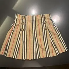 BURBERRY ストライプ柄 キュロットスカート 12M80cm ノバチェック 