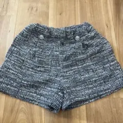 ブランシェス　ツイードハーフパンツ　120cm キュロット