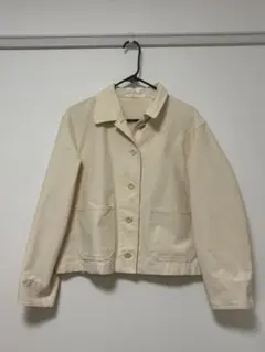 UNIQLO ベージュ ボタン付きジャケット Sサイズ