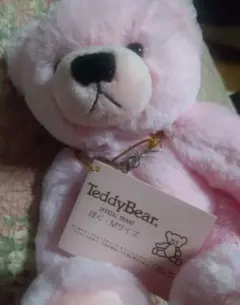 TeddyBear ぬいぐるみ ぼく Mサイズ ピンクのサムネイル