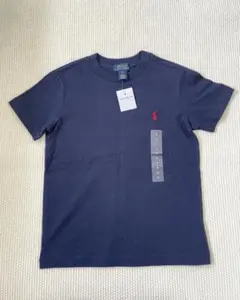 ◆新品 ラルフローレン キッズ コットン　半袖Tシャツ 5 ネイビー◆のサムネイル