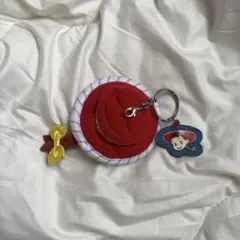 トイストーリー　ジェシー　帽子　キーホルダー