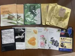 シートマスク12枚セット(MEDIHEAL、Abibなど)