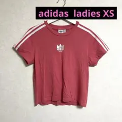 adidas ピンク 半袖Tシャツ XS