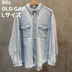 90s OLD GAP DENIM SHIRT オールドギャップ デニムシャツ