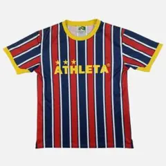 ATHLETA ストライプ柄 サッカーウェア ゲームシャツ Lサイズのサムネイル