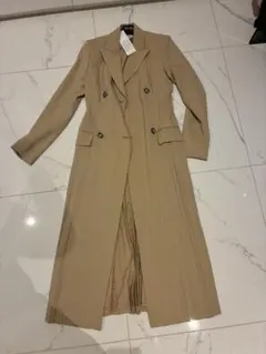 SPORTMAX プリーツトレンチコート ベージュ 38のサムネイル