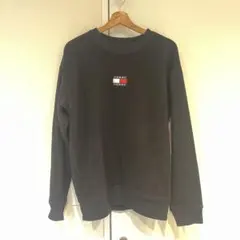 TOMMY JEANS スウェット トレーナー ブラックのサムネイル