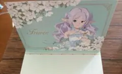 葬送のフリーレンカフェ 事前予約特典 招待状風カード・缶バッジ等 全6点セット