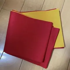 浴衣帯　リバーシブル赤黄　着物　着付け小物和装小物