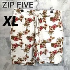 ZIP FIVE メンズ ハーフパンツ 花柄 XLのサムネイル