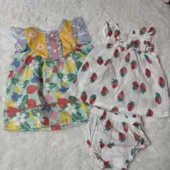 ベビー60 70cm 夏服2枚組