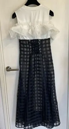 美品✳️mily bilet ミウィビレット コルセットチュールフリルドッキング