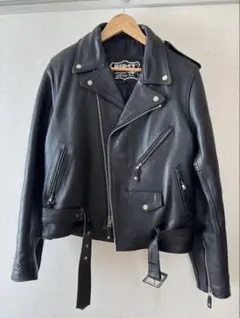 ダブルライダースジャケット ブラック