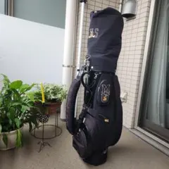 MU SPORTS ミエコウエサコ ゴルフ キャディバッグ 黒