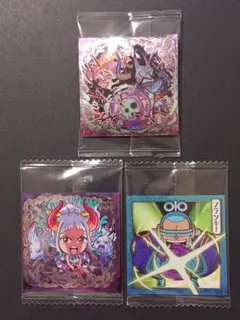 ワンピース　ウエハースシール カイドウ&ビッグ・マム、ヤマト、フランキー