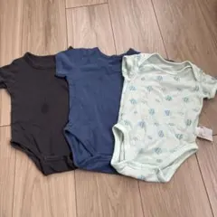 ベビー肌着 70cm 半袖　ユニクロ　西松屋　3枚セット
