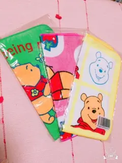 ディズニー プーさん タオルハンカチ 3点セット