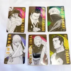 芥見下々 呪術廻戦展 箔押しクリアカードコレクション Dセット 6枚