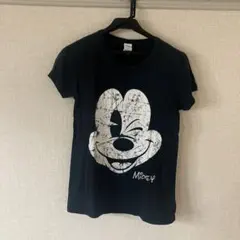 ミッキーマウス プリント Tシャツ 半袖