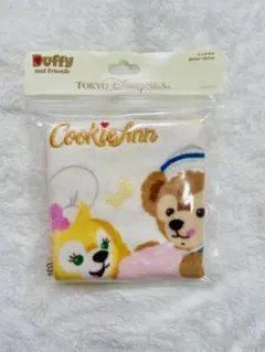 新品未使用　東京ディズニーシー　ダッフィー　クッキーアン　ミニタオル