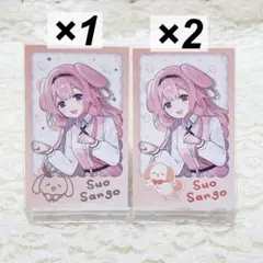 わんにゃんdays チェキ風カード 周央サンゴ 3枚セット