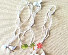 ✿ホワイトの有線イヤホン・ 3本セット 【3.5mmジャック】✿