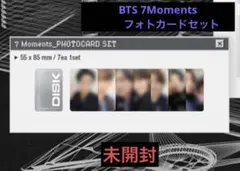 BTS 7Moments フォトカードセット 未開封 トレカ 7枚セット
