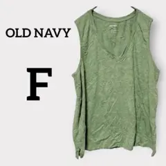 OLD NAVY【F】ノースリーブ Tシャツ オリーブグリーン シンプル