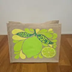 Trader Joe's レモンデザイン トートバッグ