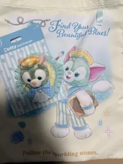 ダッフィー　ランダムトートバッグ　ジェラトーニ　ディズニーシー