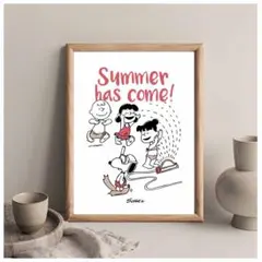 スヌーピー プール柄★A4サイズポスター★値下げ可