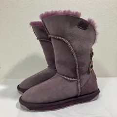 EMU エミュー アルバ 2way ムートンブーツ 23cm パープル
