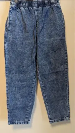 美品　GU キッズ　デニム　シェフパンツ　140