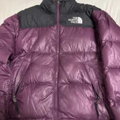 THE NORTH FACE ダウンジャケット XS パープル/ブラック