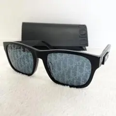 【美品】Dior サングラス レクタンギュラー オブリーク柄 B23 S2F