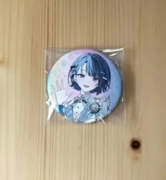 プロセカ 桐谷遥 感謝祭 オーロラ箔押し缶バッジ