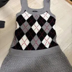 アーガイル ニット