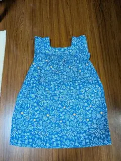 Catherine Cottage 青色花柄ワンピース 130cm