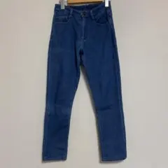 HAPPY UNION ハッピーユニオン カジュアルパンツ ブルー系 裏起毛 S