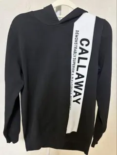 Callaway 半袖フルジップパーカー ブラック S - メルカリ