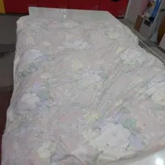 羽毛掛け布団 中古 ピンク系