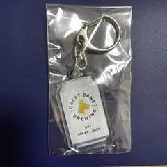 Great Dane Brewing アクリルキーホルダー 白缶
