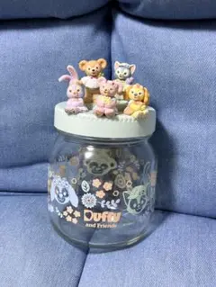 ダッフィー&フレンズ 空き瓶 2点セット キャニスター ガラス瓶
