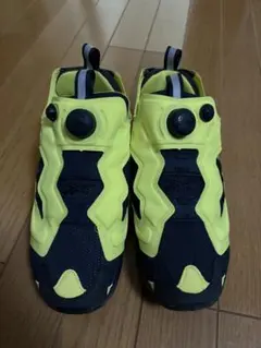 リーボック【REEBOK】ポンプフューリー 上岡拓也 ブラック/イエロー24.5