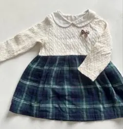 【美品】ミキハウス ワンピース 80cm